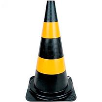 Cone para sinalização 75 cm com 2 faixas - RM-44 - MultiMarcas Cone para sinalização 75 cm com 2 faixas - RM-44 - MultiMarcas