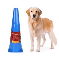 Cone poste educador xixi no lugar certo p/ cães 40cm Azul