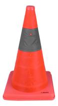 Cone Refletivo Dobrável Para Segurança No Trânsito Estrada