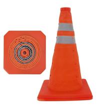 Cone Retratil Sinalizaçao Portatil Dobravel Flexivel Segurança Obra Balizador Estacionamento Estrada Trafego Rodovia Cone Retratil Sinalizaçao Portatil Dobravel Flexivel Segurança Obra Balizador Estacionamento Estrada Trafego Rodovia