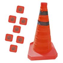 Cone Retratil Sinalizaçao Portatil Kit 7 Uni Dobravel Flexivel Seguranca Obra Baliza Estrada Trafego Rodovia Rua Cone Retratil Sinalizaçao Portatil Kit 7 Uni Dobravel Flexivel Seguranca Obra Baliza Estrada Trafego Rodovia Rua