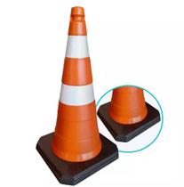 Cone Rigido 75CM - Base de Borracha