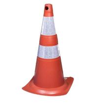 Cone Rígido Refletivo Laranja 50cm - Plastcor