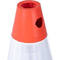 Cone Sinalização 50Cm Flexível Branco E Laranja PVC Vonder