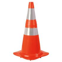 Cone Sinalização Flexível NBR 15071 75cm Plastcor