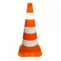 Cone Sinalizacao LaranjaBranco 73cm ABNT Carbografite Cone Sinalizacao LaranjaBranco 73cm ABNT Carbografite
