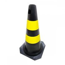 Cone Sinalizacao Plastcor 75Cm Preto/Amarelo Cone Sinalizacao Plastcor 75Cm Preto/Amarelo