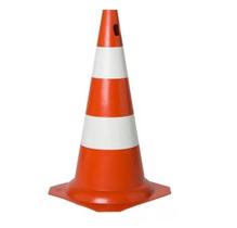 Cone Sinalização Refletivo Trânsito 75 Rigido Laranja