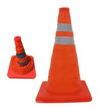 Cone Sinalizaçao Retratil Portatil Dobravel Flexivel Trafego Obra Estacionameto Balizador Segurança Estrada Rodovia Cone Sinalizaçao Retratil Portatil Dobravel Flexivel Trafego Obra Estacionameto Balizador Segurança Estrada Rodovia