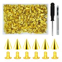 Cone Spikes Metal Tree Spikes Screwback Studs, 200 conjuntos Cone Spikes Metal Tree Spikes Screwback Studs, 200 conjuntos