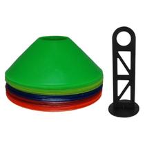 Cone Tartaruga Chapeu Chines Demarcatorio 20 Cones + Suporte
