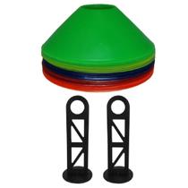 Cone Tartaruga Chapeu Chines Demarcatorio 40 Cones+2Suportes - 1 Fit