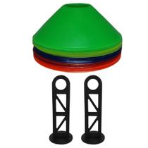 Cone Tartaruga Chapeu Chines Demarcatorio 60 Cones + 2 Suportes