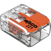 Conec Wago 2P 05 6,0M 41A 221-612 - Kit C/50 Unidades Conec Wago 2P 05 6,0M 41A 221-612 - Kit C/50 Unidades