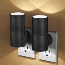 Conecte Night Light Likelgn à parede com sensor Dusk to Dawn, pacote com 2 unidades