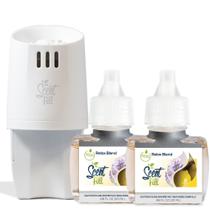 Conecte o purificador de ar Scent Fill Relax Blend com 2 recargas