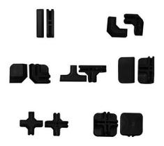 Conectivo Conector Balcão De Vidro Ou Aramado 200 Peças