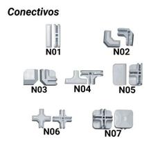 Conectivo Conector Branco Balcão Vidro Ou Aramado 40 Peças