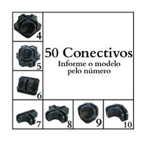 Conectivo Conector Para Balcão De Vidro E Aramado 50 Un - Modulodi