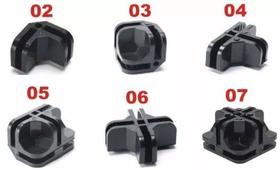 Conectivo Para Balcão Vidro Ou Aramado E PARA Cercado Para Porquinho Da Índia OU Coelho KIT COM 50 Peças Preto