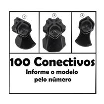 Conectivo Pé 03 Modelos Balcão De Vidro E Aramado 100 Un