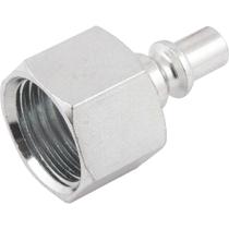 Conector 1/4" com rosca fêmea 1/2" NPT