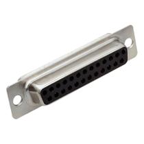 Conector 25 Vias Fêmea Solda Fio Metaltex