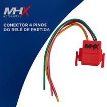 Conector 4 Pinos Do Rele Partida Para Motos Honda Conector 4 Pinos Do Rele Partida Para Motos Honda