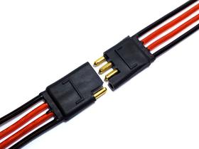 Conector 4 vias c/ fio 4,0 mm - chicote plug p/ caixa