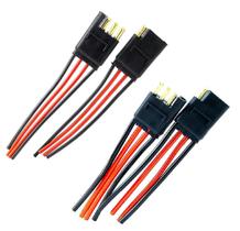 Conector 4 Vias com Fio 4,0 MM e de 1,5 MM Conectores Caixa