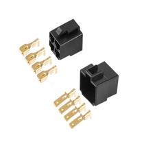 Conector 4 vias com Terminais PERMAK PCT 10un. 35-A