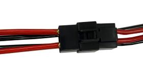 Conector 4 Vias Fio 4mm Preto (Pacote Com 5 Peças) - 35/X1