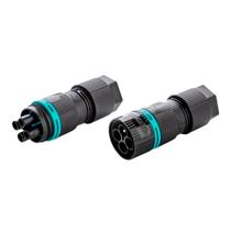 Conector 4 Vias Macho E Fêmea - Techno Thb.387 - Kit Com 5