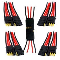 Conector 4 Vias Technoise Fio 4,0mm - Pacote Com 5 Peças Conector 4 Vias Technoise Fio 4,0mm - Pacote Com 5 Peças