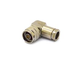 Conector 50 Ohms N Macho Angular Prensa Cabo RG-213 - CM-28 - Gav 111 - KLC