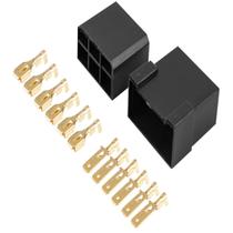 Conector 6 vias com terminais PERMAK 35-N