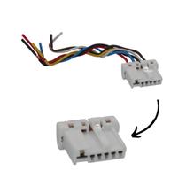 Conector 6 Vias Fiat Chave De Seta Porta Femea