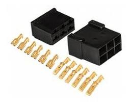 Conector 6 vias (Pacote Com 10 Peças)