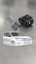 Conector 6 Vias para Válvula Turbina com Terminais e Selos Conector 6 Vias para Válvula Turbina com Terminais e Selos