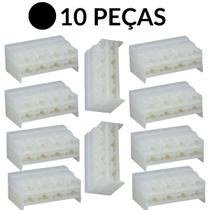 Conector 8 Vias Fêmea 6,3MM 10 Unidades