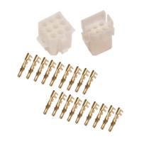 Conector 9 vias com terminais encaixe plug tomada soquete Conector 9 vias com terminais encaixe plug tomada soquete