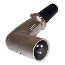 Conector 90 Graus Macho Cannon Metalico Conector 90 Graus Macho Cannon Metalico