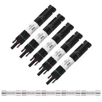 Conector à prova d'água solar OYMSAE 30A - 5 unidades Conector à prova d'água solar OYMSAE 30A - 5 unidades