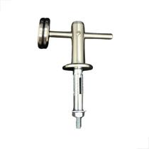 Conector Aço Inox 90º Vidro Alvenaria Guarda Corpo Polido