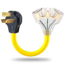 Conector adaptador 220V a 110V com 3 pinos para fogão, forno e fogão a gás