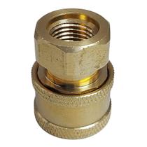 Conector Adaptador Conversor Latão Engate Rapido 1/4F para Rosca G1/4F Dobb CCD1QF1QF Conector Adaptador Conversor Latão Engate Rapido 1/4F para Rosca G1/4F Dobb CCD1QF1QF