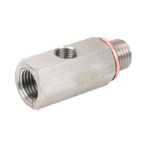 Conector Adaptador Em T De Aço Inoxidável 1/8 NPT Fêmea Para Sensor De Pressão De Óleo M12 M10 M14