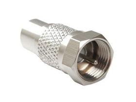 Conector adaptador entra rca macho sai plug f