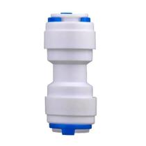 Conector Adaptador Reto Engate Rápido para Purificador T3/8" x2 Conector Adaptador Reto Engate Rápido para Purificador T3/8" x2