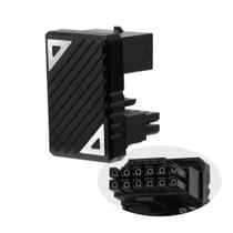 Conector angular GPU PCI-e 5.0 de 180 graus Formulamod F preto Conector angular GPU PCI-e 5.0 de 180 graus Formulamod F preto